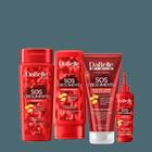Kit DaBelle Hair Intense SOS Crescimento shampoo + condicionador + Óleo em Creme + Tônico (4 produtos)