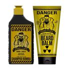Kit Danger Shampoo e Balm Barba Forte