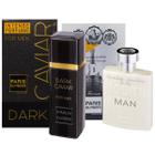 Kit Dark Caviar e Vodka Man - Paris Elysees