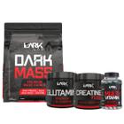 Kit Dark Mass 3kg + Creatina Fuse 150g + Glutamina 150g + Multivitaminico 60 tabs Dark Lab