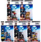 Kit DC Super-Heróis Liga da Justica 5 Miniaturas Metalfigs