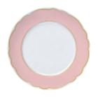Kit de 06 pratos rasos royal rosé porcelana 28cm - GERMER