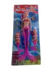 Kit De 3 Bonecas Sereias The Mini Mermaids