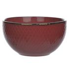 Kit De 6 Bowl 300Ml Cerâmica Vermelho 14Cm - Florarte