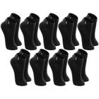 Kit De 9 Pares Meia Lupo Sport Kids Cano Curto Infantil Algodão Cores Básicas Para Menino E Menina