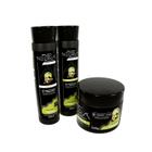 KIT de Abacate - Shampoo, Condicionador e Máscara- Beleza Negra & Co- Cabelos Crespo, Cacheado, Naturais, Orgânico e Sintético