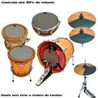 Kit de Abafadores DGroove 8 peças: Toms, caixa, surdo, bumbo e pratos - D'Groove Acessórios