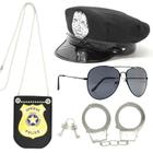 Kit de acessórios policiais Timisea para crianças (4 unidades)