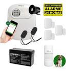 Kit De Alarme Anm 24 Net 3 Sensor Magnético 1 Infra Pet