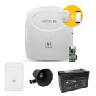 Kit De Alarme Wi-Fi Com Bateria Sirene E Tec-500 Jfl