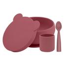 Kit de Alimentação Silicone BLW Set1 Velvet Rose - Minikoioi