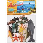 Kit de animais marinho - 1 kit 3 modelos - hm toys - 2309