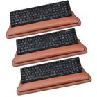 Kit de Apoio ergonômico para teclado Savona em Couro CP3006 Galvani