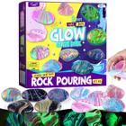 Kit de arte LAOESE 2 em 1 para pintura rupestre Glow in The Dark Kids 6-12