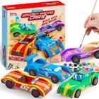 Kit de Artesanato de Carros de Corrida de Madeira Klever Kits - Para Crianças a partir de 6 Anos