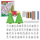 Kit de artesanato Just Play Shrinky Dinks Christmas Tree Kids 5+