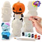 Kit de artesanato para colorir JOYIN Halloween Squishy Toys com 6 caracteres