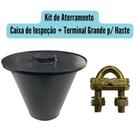 Kit de Aterramento Caixa de Inspeção Cônica Terminal Para Haste Grande/Pequeno - Danti