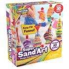 Kit de atividades de arte em areia Creative Kids com 10 garrafas e areia