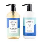 Kit de banho para bebês Tubby Todd The Hair Duo com shampoo e cond