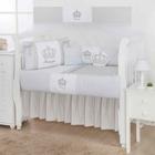 Kit de berco masculino e feminino nuvem de amor principe e princesa com 12 pçs com saia e protetor