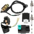 Kit de bobina de ignição de relé solenóide CDI Box Starter 50-125cc