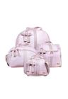 Kit de bolsas maternidade 4 pc Lyssa Baby coleção laços cor rosa