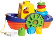 Kit De Brinquedos Educativos Barco + Tucano + Bola - Mercotoys