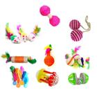 Kit De Brinquedos Interativos Para Gatos - 9 Itens.