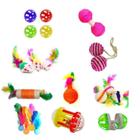 Kit De Brinquedos Para Gatos - 10 Itens
