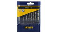 Kit De Brocas Irwin Para Aço Rápido Hss 13 Peças Com Estojo