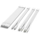 Kit de cabo de extensão PSU Sirlyr Bright White 16AWG 24Pin ATX