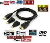 Kit de cabo hdmi ,micro e mini - Xtrad