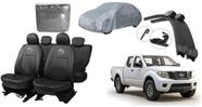 Kit de Capa de Couro para Nissan Frontier 2008-2016 + Proteção Completa