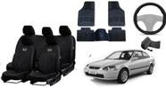 Kit de Capas para Honda Civic 95-99: Capa de Couro, Tapete e Capa de Volante