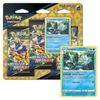 Kit de Cartas Pokemon Blister Triplo Realeza Absoluta 3 Pacotes + 1 Carta