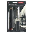 Kit de Carvão com 10 Peças Derwent Charcoal Set