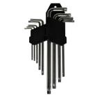 Kit de Chave Torx e Allen Aço Tipo L Com 10 Peças