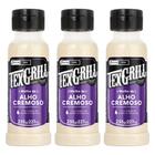 Kit de Churrasco 3 Molhos de Alho Cremoso Churrasco Texgrill 250g