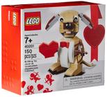 Kit de construção LEGO Bricks & More Valentines Cupid Dog 40201