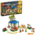 Kit de construção LEGO Creator 3 em 1 Fairground Carousel 31095