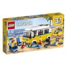 Kit de construção LEGO Creator 3 em 1 Sunshine Surfer Van 31079