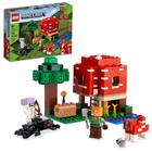 Kit de Construção LEGO Minecraft Casa dos Cogumelos Playset Casa de Brinquedo (272 Peças)