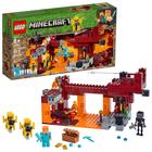 Kit de construção LEGO Minecraft The Blaze Bridge 21154 (370 unidades)