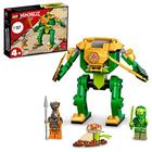 Kit de Construção - Mech Ninja do Lloyd NINJAGO: Conjunto Iniciante com Brinquedo de Batalha Ninja, Figura do Lloyd NINJAGO e Serpente (57 Peças)