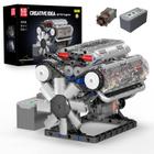 Kit de construção Mold King V8 Engine 535 unidades com carro de controle remoto