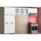 Kit de Cozinha Modulada 3 Peças Rubi Aço (2 Armários + 1 Paneleiro) CPT47 Branco - Telasul