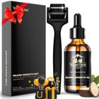 Kit de crescimento de barba Waking Forest Derma Roller 0,25 mm e óleo