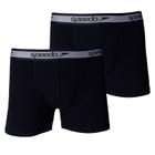 Kit de Cuecas Boxer Cotton Speedo com 2 Unidades - Adulto