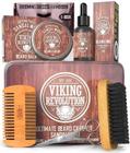 Kit de cuidado de barba Viking Revolution Ultimate para homens